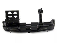 Thumbnail for 48002651 | Rear Bumper w/ Wheel Carrier & Jerrycan Holder | Toyota 4Runner 2018-2024 with black finish and multiple mounts