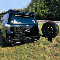Thumbnail for AFN 4x4 Accessories 48002651 Rear Bumper w/ Wheel Carrier & Jerrycan Holder for Toyota 4Runner 2018-2024
