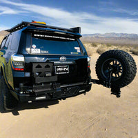 Thumbnail for AFN 4x4 Accessories 48002651 Rear Bumper w/ Wheel Carrier & Jerrycan Holder for Toyota 4Runner 2018-2024