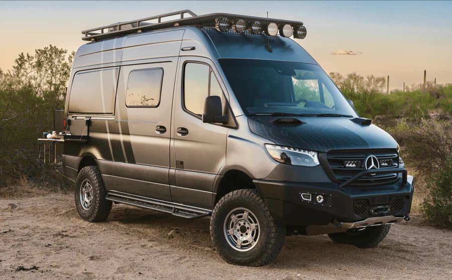 AFN 4x4 Accessories Front Bumper for Adventure Vans with Off-Road Features