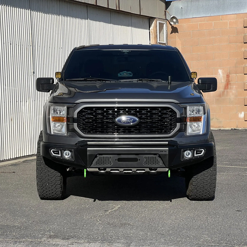 48002854 | Front Bumper with Fog Lights | Ford F-150 2021-Current, featuring a rugged design and durable construction