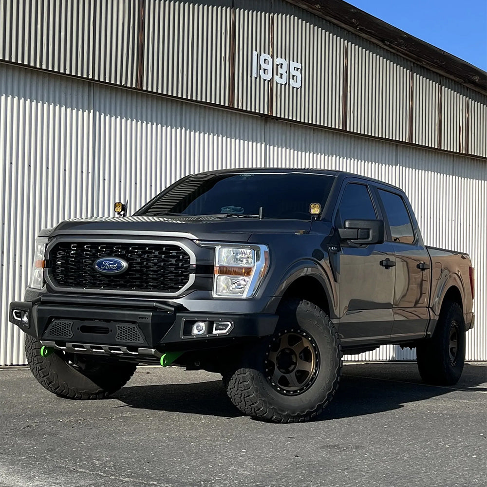 48002854 | Front Bumper with Fog Lights | Ford F-150 2021-Current showcasing rugged design and off-road capability
