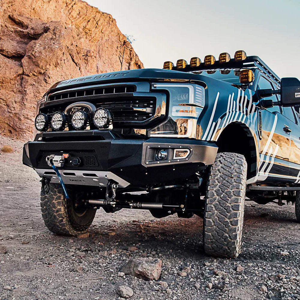 AFN 4x4 Accessories 48002775 | Front Bumper w/ Fog Lights | Ford F250 Superduty 2017- Current for Off-Road Use
