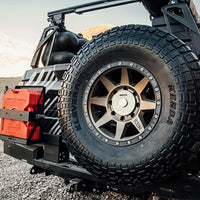 Thumbnail for AFN 4x4 Accessories 48002781 | Rear Bumper with Wheel carrier and Jerrycan-holder for Ford Superduty F-250, F-350