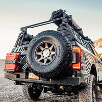 Thumbnail for AFN 4x4 Accessories 48002781 | Rear Bumper with Wheel carrier and Jerrycan-holder | Ford Superduty F-250, F-350 for off-road adventures