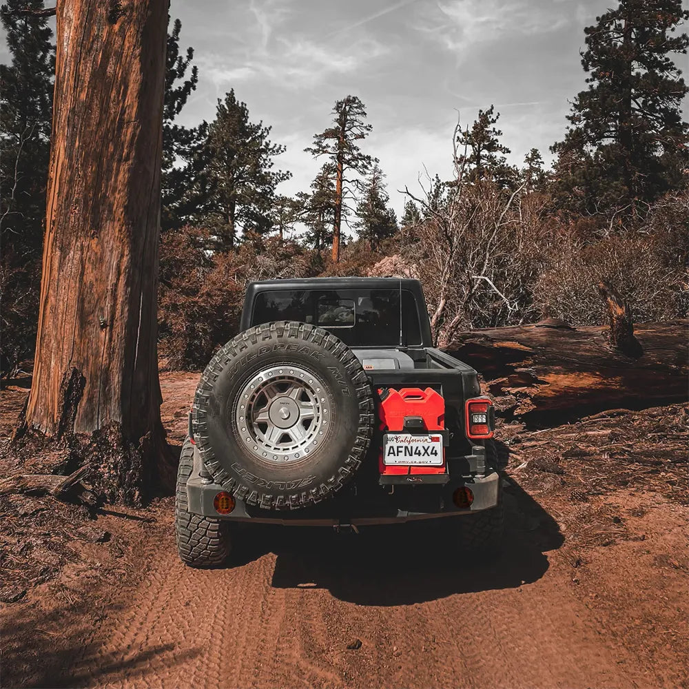 AFN 4x4 Accessories Rear Bumper for Off-Road Vehicles with Heavy-Duty Tire Carrier
