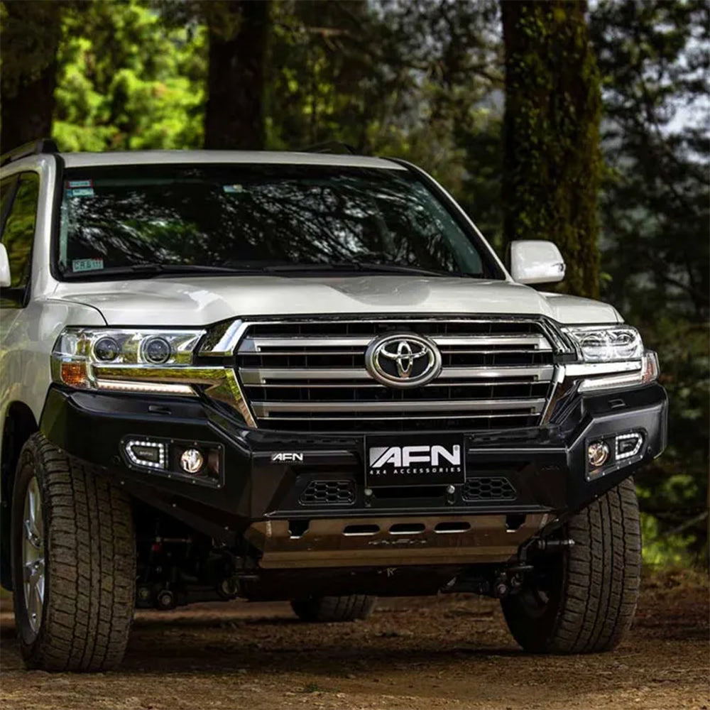 48002603 | Front Bumper w/ Fog Lights | Toyota Land Cruiser 200 2018–2023 with rugged design and sturdy construction